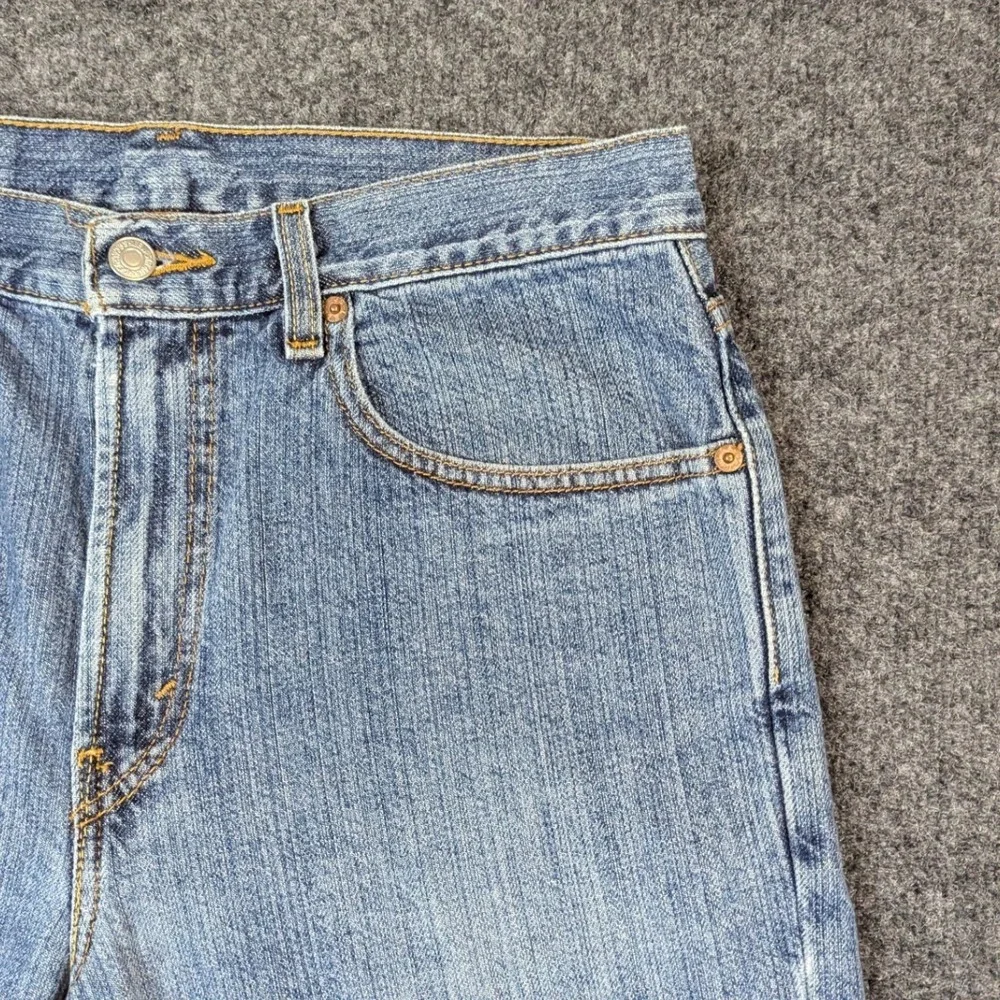 Levis 505 Regular Fit Mens Denim Shorts Blue W32 100% Cotton Medium Wash 2008